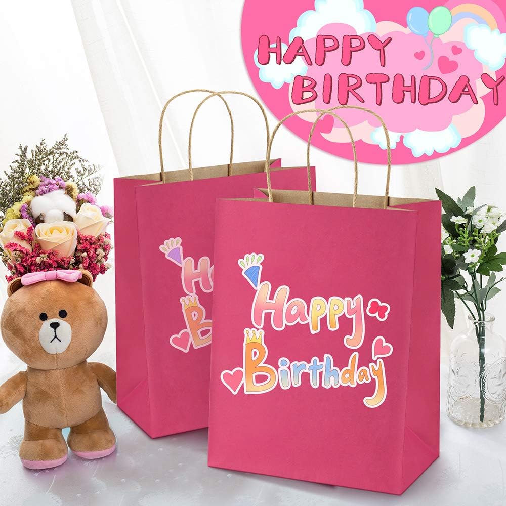 bagdream-25pcs-hot-pink-gift-bags-8x425x-4.jpg