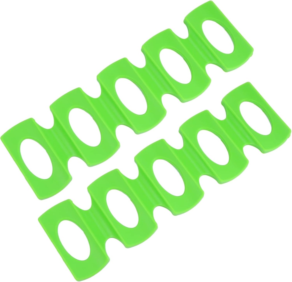 2pcs Silicone Beverage Storage Mats Beer Can Holders for Fridge Easy to Clean Space Saving Dishwasher Safe for Home Office Bar and Parties