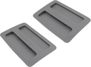 Toaster Cover/Lid 2 Slice Silicone Bread Machine/Maker Upper Cover Washable Toaster Appliance Top Cover (Grey)