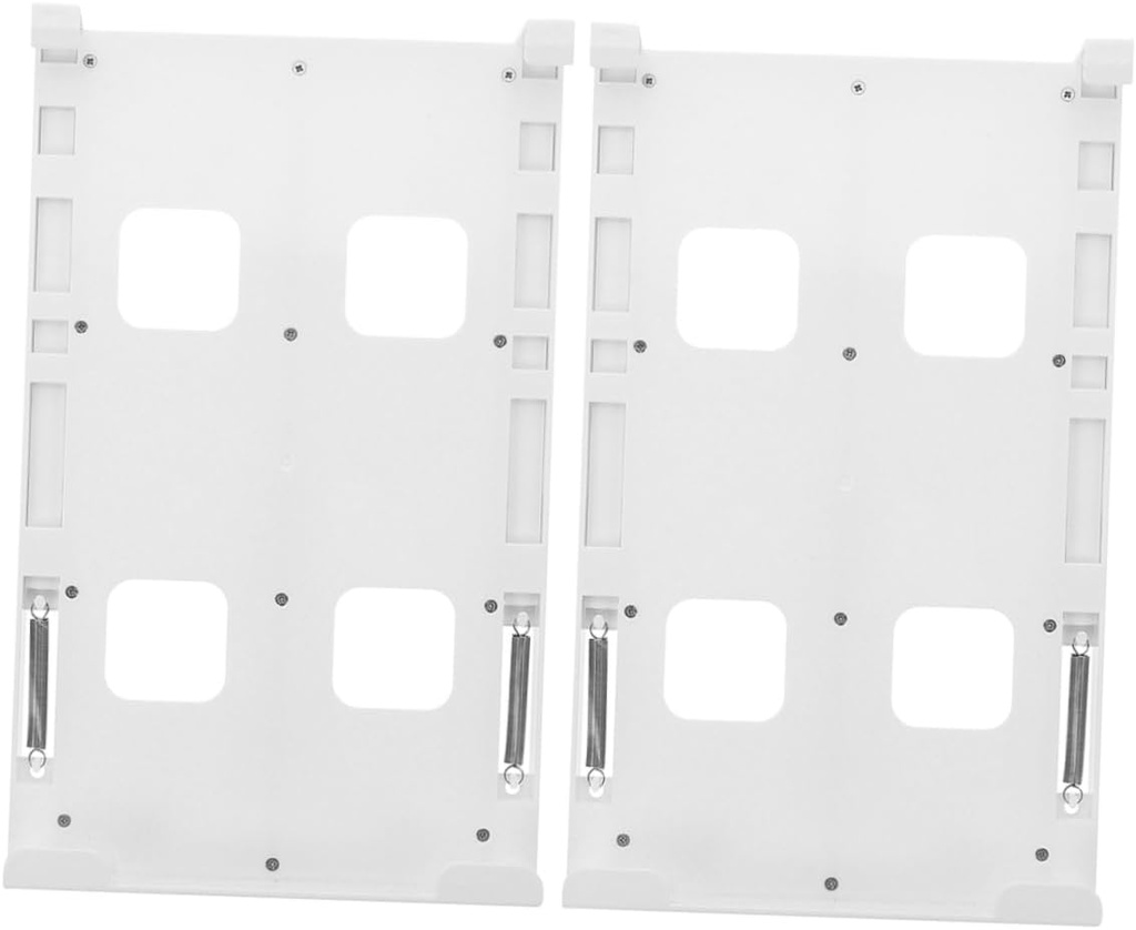 Dual Row Can Rack Drink Organizer for Fridge 2 Pack Plastic Beer Soda Can Holders Easy Access Beverage Storage