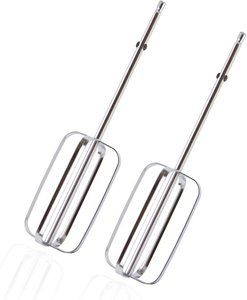 2 Pcs Hand Mixer Attachments Beaters, Hand Mixer Beaters Attachments for Kitchen Stainless Steel Replacement Parts for Hamilton Beach 62682RZ 62692 62695V 64699 Mixer