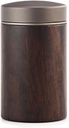 CHICKEN Tea Storage Tank Ebony Solid Wood Tea Can, Household Metal Sealed Can, Portable Travel Tea Storage Can Multifunctional Storage Jar
