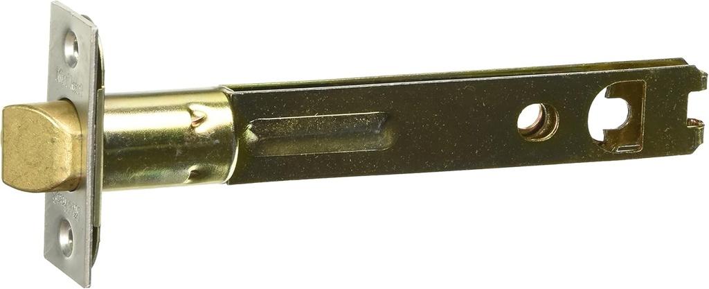 Kwikset 83014-26 5" Square Deadlatch Bright Chrome Finish