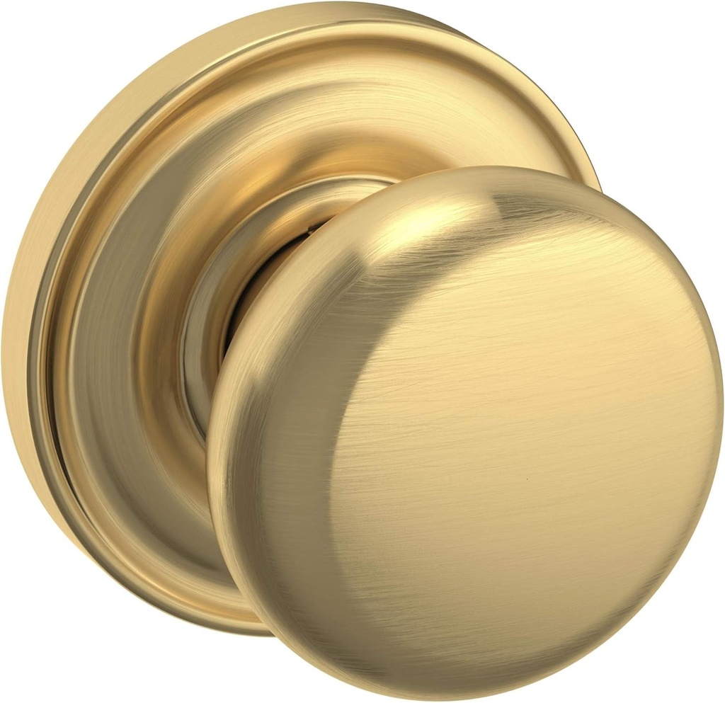 Baldwin 5015044PASS 5015.Pass 5015 Passage Door Knob Set with 5048 Rose from The Estate Collection