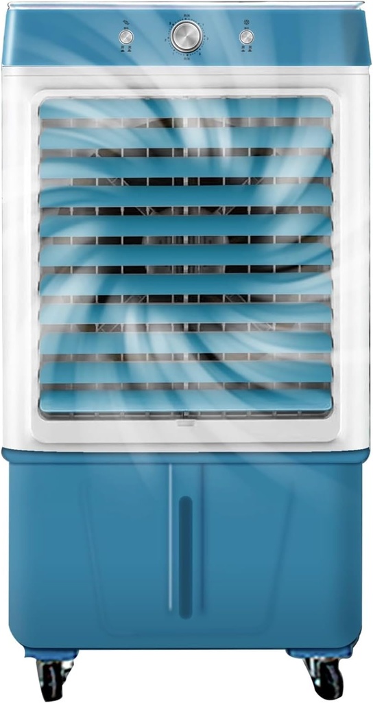 Home Use 3 in 1 Air Cooling Fan, 120° Evaporative Air Cooler Portable, 45L Water Tank, 3 Speed Settings, Three Sides Thickened Ice Curtain, Ideal for Indoor Use