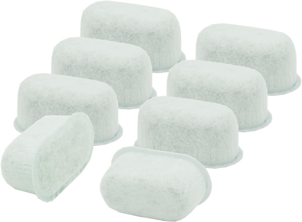 UNIV1CFLTR6PK Coffee Maker Water Filter Replacement For GE Cafe Drip Coffee Maker Carbon Coffee Filter for Models G7CDABSSTSS, G7CDAASSTSS, C7CDAAS3PD3, C7CDAAS4PW3, 8 Pcs