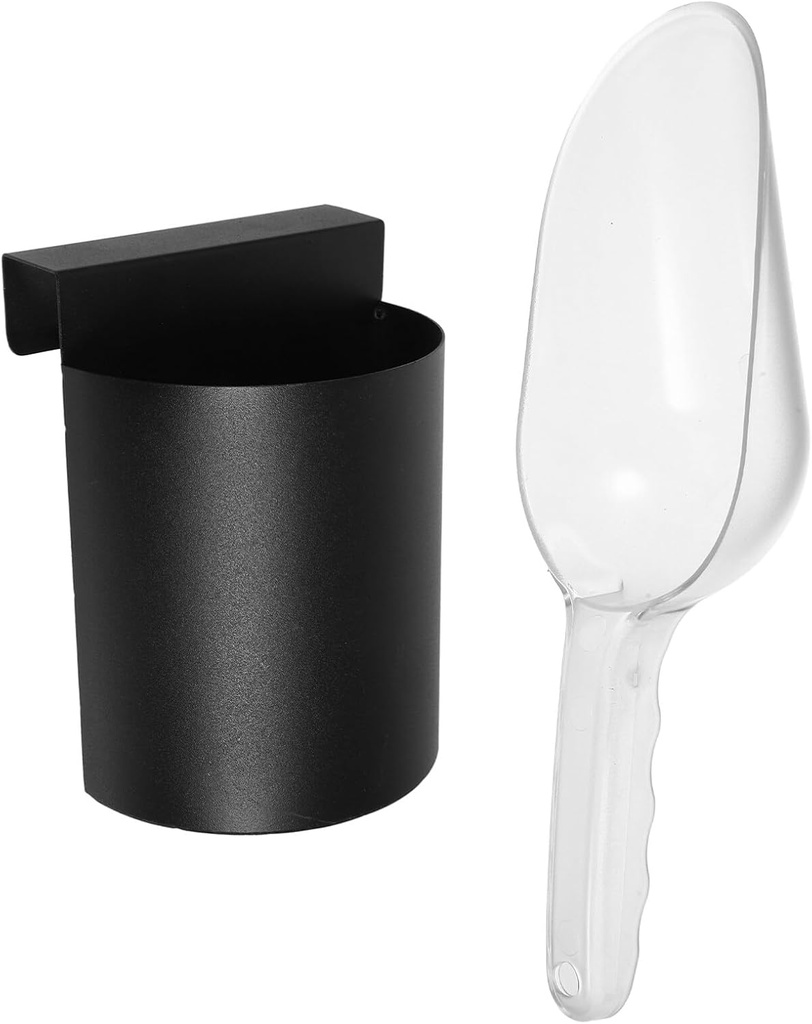 Luxshiny 1set Ergonomic Ice Shovel and Food Scoop with Organizer Multi-functional Plastic Scoop for Ice Candy Nuts Beans Flour Easy to Clean Convenient