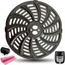 Air Fryer Grill Crisper Plate Pan for Gourmia 6QT GAF698 GAF686 Air Fryer Oven, Upgraded Air Fryer Crisper Tray Grate Grid with Rubber Feet for Gourmia 6QT Air Fryers, Nonstick, Dishwasher Safe