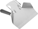 Cabilock 1pc Creative Lightweight French Fries Scoop French Fries Shovel Leak-proof Stainless Steel Bagging Shovel for French Fries Rice Popcorn for Parties Buffets