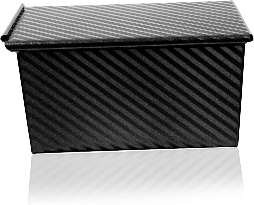 ABOOFAN Non-stick Bread Baking Mold with Cover Carbon Steel Toast Pan for Home Baking Toast Box for Professional and Homemade Bread Easy Cleanup and Design