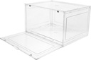 Clear Bread Storage Container Airtight Bread Box for Kitchen Countertop Large Capacity Storage Bin Pet Material for Homes and Bakeries