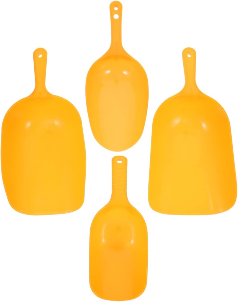 1set Multifunctional Food Scoops Heavy-duty Rice Shovels for Flour Dried Fruits Beans Ergonomic Kitchen Tools Extra Design for Easy Use and Storage