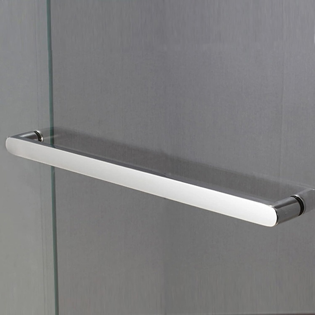 HTCAT Door Handle，Shower Door Handle Stainless Steel Handlesuitable for Shower Enclosures,Single-Sided Glass Door Pull Handle,Shower Door Handle Sets Sus304 Stainless Steel/440Mm