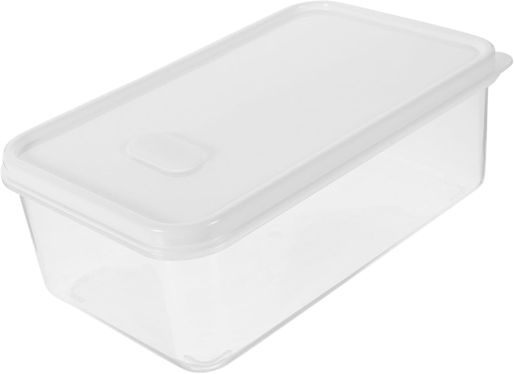 PRETYZOOM Reusable Toast Packing Box Lidded Fridge Food Storage Case for Kitchen Excellent Sealing Performance Keeps Bread Fresh for Homes Bakeries Chic Design