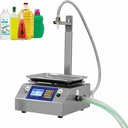 Liquid Filling Machine Bottles Filling of 8 to 1000 G Weighing Filling Machine with Diaphragm Pump, 3.2 L/min for Oil, Water, Drinks, Wine, Juice ~/
