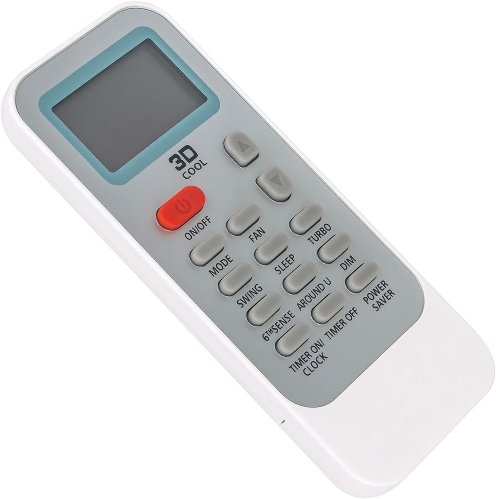 DG11J1-34 Replace A/C Remote Control Compatible with Whirlpool Air Conditioner DG11J1-16 DG11J1-98 3D AC Air Conditioning Remote Controller DG11J1 34 DG11J1 16 DG11J1 98