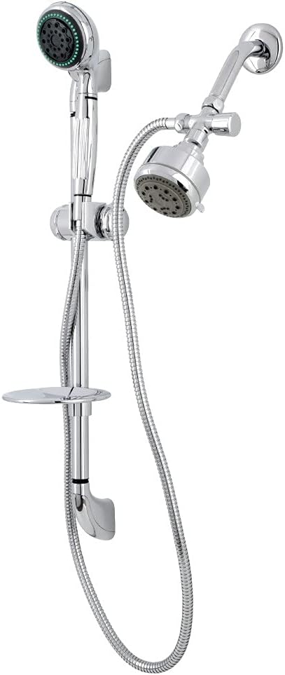 Kingston Brass KSK2521SG1 Designer Trimscape Showerscape Shower Combo, Polished Chrome