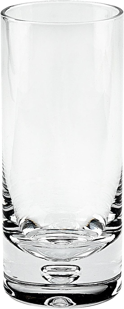 HomeRoots Decor Mouth Blown Crystal Hiball Glass -13 oz - 4 pc Set