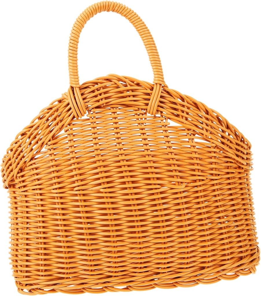 Ciieeo Storage Basket for Kitchen Basket Rattan Tray Harvest Vegetable Wall Hanging