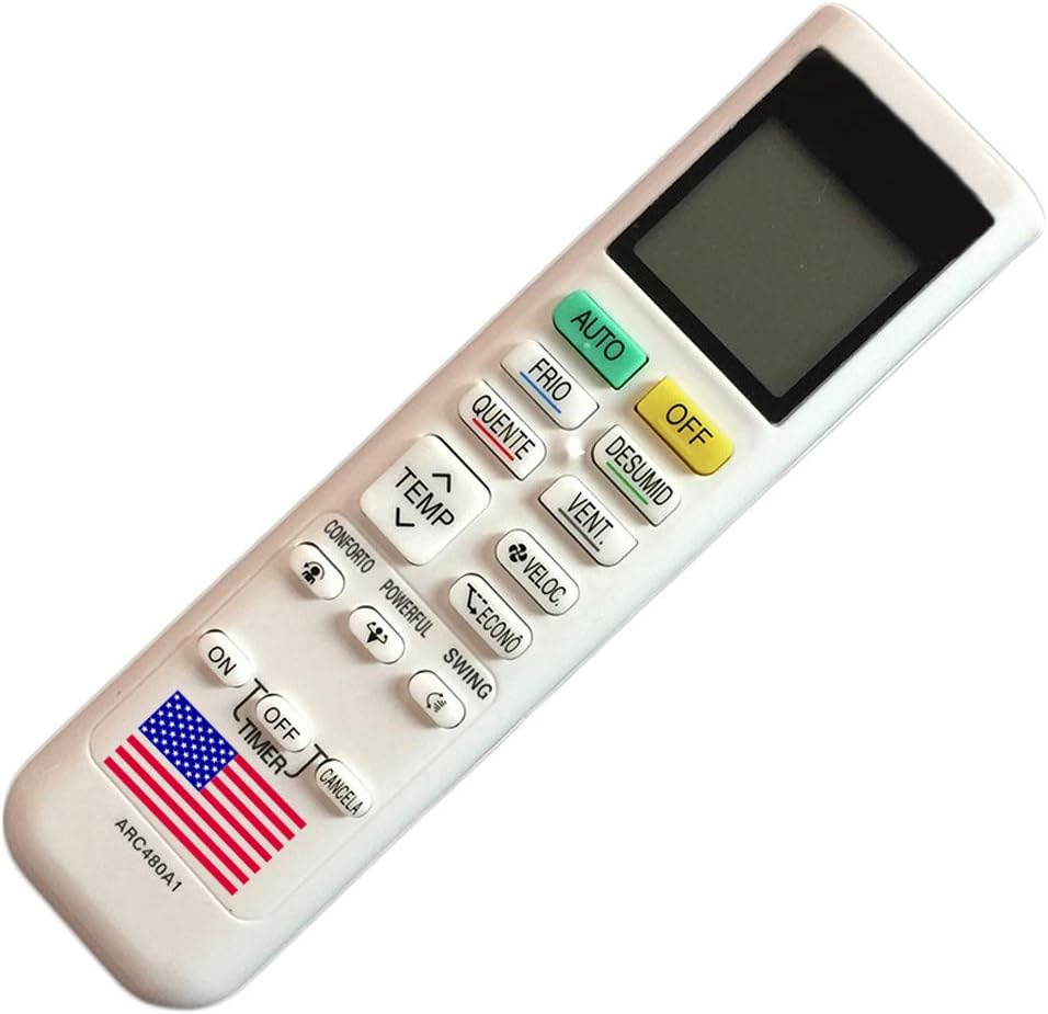 Replacement Remote Control for Daikin ARC480A32 ARC480A33 ARC480A34 Room Air Conditioner