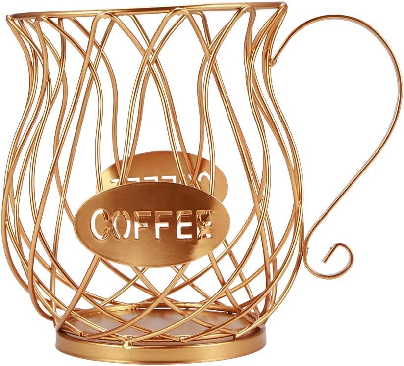 Blingbin Coffee Pod Storage Mug Cup Keeper Coffee Capsule Holder and Organizer Kitchen Basket