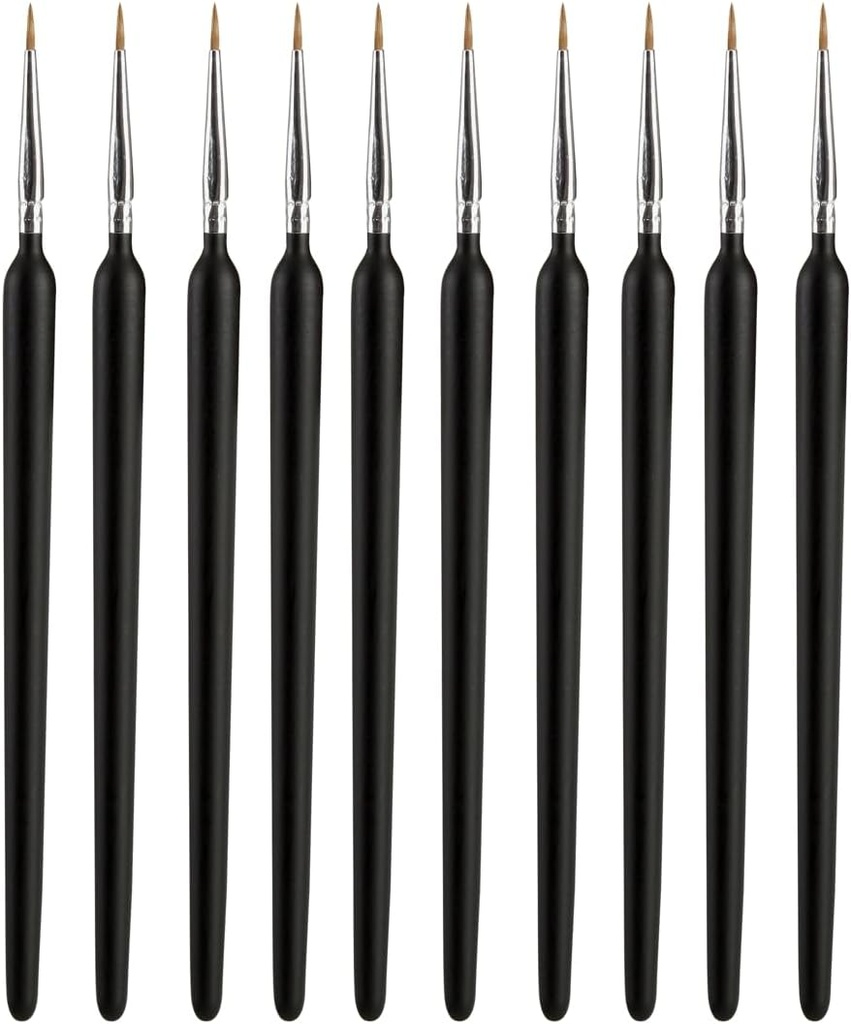 Dranvosk 10PCS Hand Pollination Brush for Vegetables Flowers, Portable Plant Pollinator Tool, Manual Pollinating Brush for Garden,Greenhouse,and Home Planting, Pollinator Garden Accessories