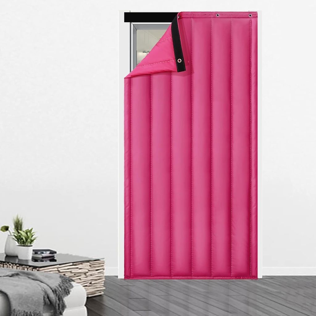 SOLDAX Door Curtains,PU Leather Thermal Insulated Door Curtain,Curtain for Door Window,Temporary Door for Hallway,Thermal Insulated Door Curtain,for Air Conditioner Room,Heater Room, Living Room