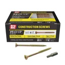 Grip-Rite 212GCS1#9 x 2-1/2", T25 Star Drive Gold Construction Wood Screw, 1lb Box
