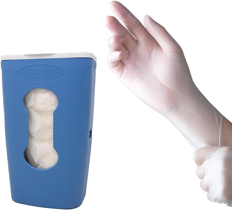 TRONEX Disposable Gloves and Face Masks with Refillable Dispenser Options