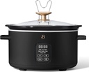 Thcbme 6 Quart Programmable Slow Cooker (Black Sesame)