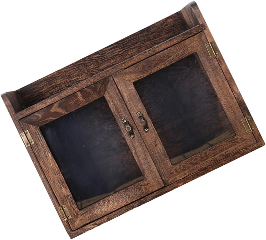 ULDIGI 1Pc Creative Wooden Bread Box for Kitchen Storage Compact Food Container and Design for Bread and Bakery Items Space Saving for Home Use