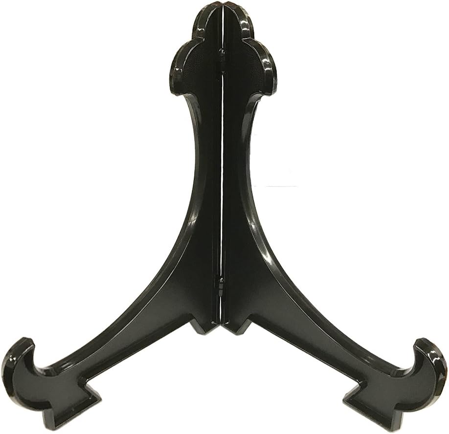 Fukui Metal Craft 6580-1 Plate Stand, No. 4, Plastic, Black