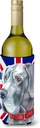 Caroline's Treasures LH9598LITERK Great Dane with English Union Jack British Flag Wine Bottle Hugger Bottle Cooler Sleeve Hugger Machine Washable Collapsible Insulator Beverage Insulated Holder