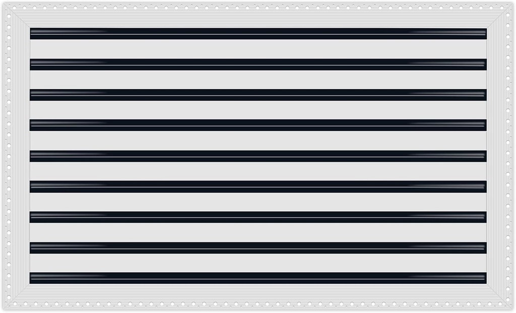 BUILDMART - 30x18 MUD-in Air Vent Cover - Drywall MUD in White Air Vent - MUD Linear Slot Diffuser - Register Grille for Ceiling and Walls - Texas Buildmart