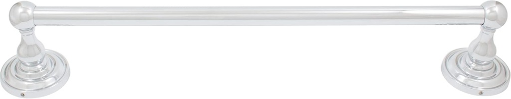 Stone Harbor Hardware Charlotte Towel Bar, 18 Inches, Polished Chrome