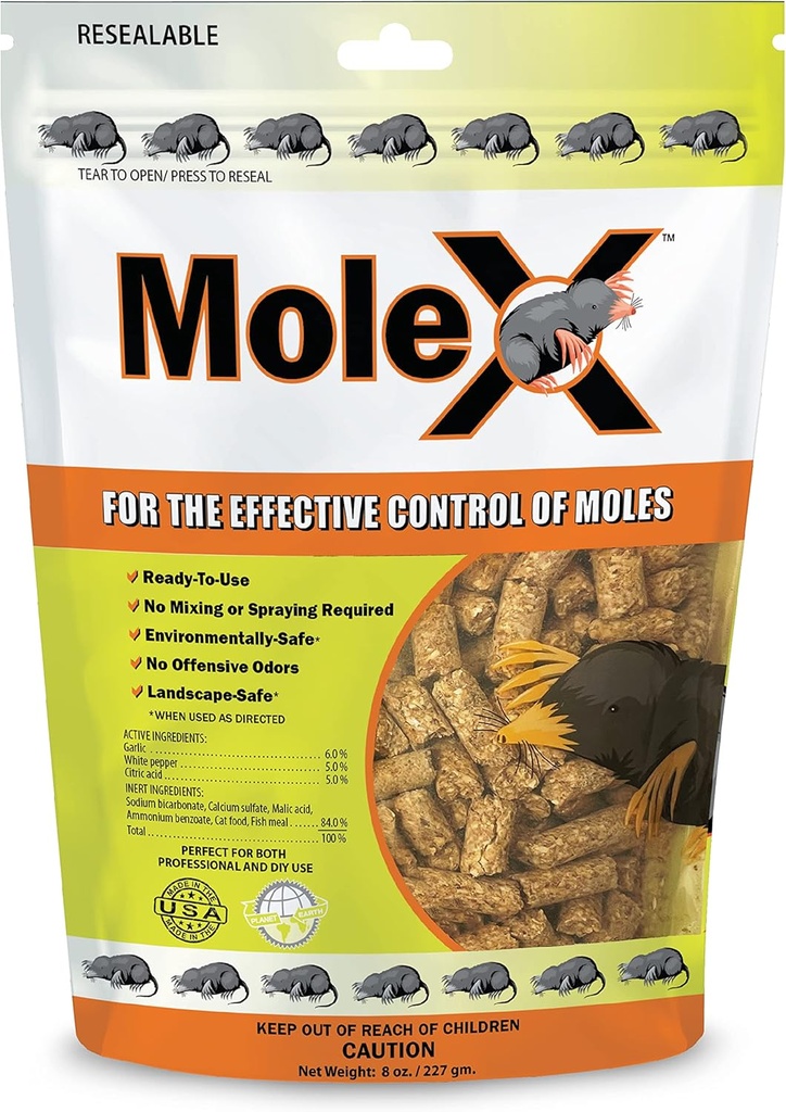 MouseX MoleX 8oz Bag, MoleX All-Natural Non-Toxic