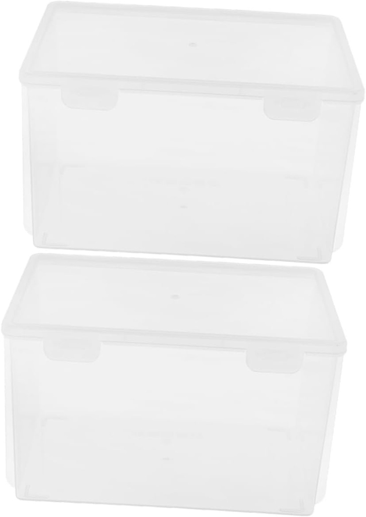 CATIEBYE 2Pcs Kitchen Storage Box Multifunctional Airtight Bread Container for Fridge and Home Organization and Stylish Food Storage