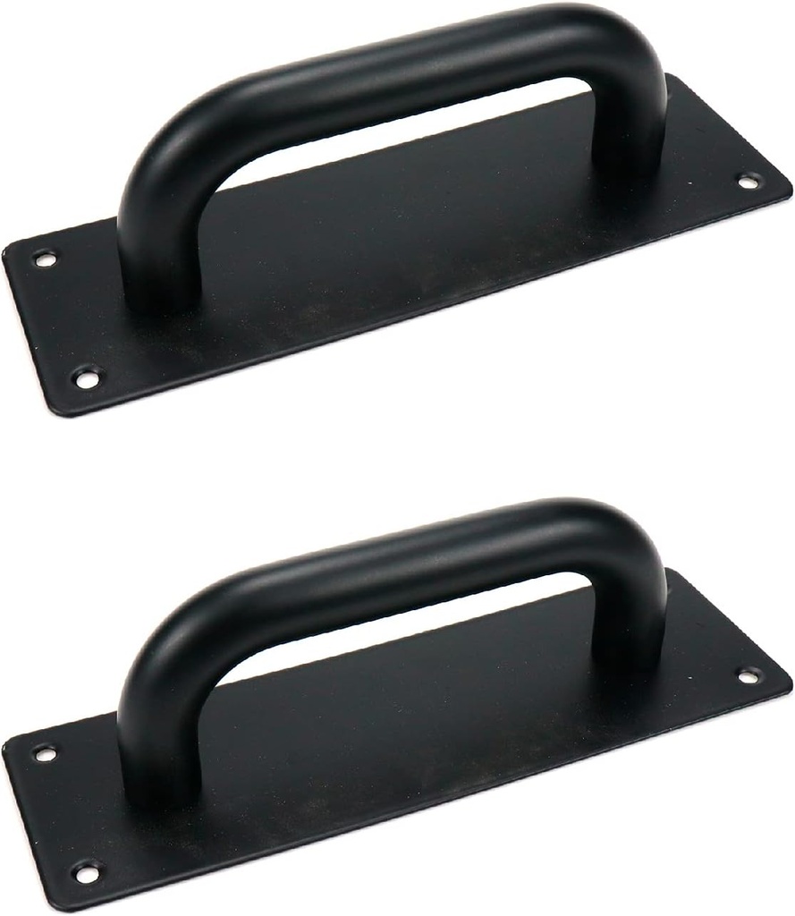 Geesatis 2 Pack 7 Inch Center to Hole Cabinet Pulls - Premium Aluminum Alloy Handles for Kitchen Cabinets, Drawers, Dressers, Cupboards, Wardrobe, Garage & Barn Doors (Mounting Screws Included)