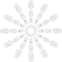 TOAOB 120 Sets 4 Sizes Plastic Sew on Snaps Buttons Round Clear Snaps Invisible Fasteners Sewing on Snap Buttons 7mm 12mm 15mm 21mm for Shirts Clothing DIY Supplies