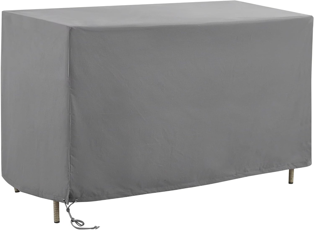 Crosley Furniture Patio Furniture Covers, Waterproof Outdoor Storage Deck Box Cover for Backyard, Gray