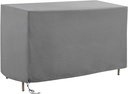 Crosley Furniture Patio Furniture Covers, Waterproof Outdoor Storage Deck Box Cover for Backyard, Gray