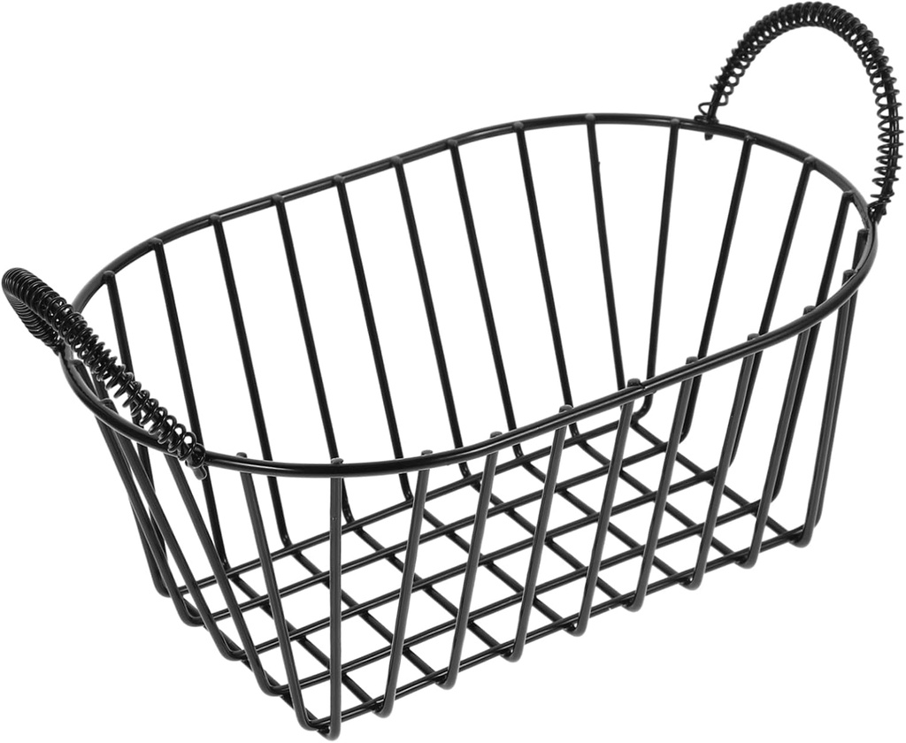 Zerodeko Wire Shelf Storage Basket Decorative Fruit Basket for Kitchen Fruit Holder Open Design