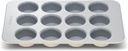 Caraway Non-Stick Ceramic 12-Cup Muffin Pan - Naturally Slick Ceramic Coating - Non-Toxic, PTFE & PFOA Free - Perfect for Cupcakes, Muffins, and More - Cream