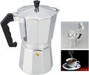 S28esong Moka Pot, 3/6/9/12 Cup Aluminum Stove Top Espresso Maker, Easy Clean, Silver