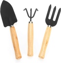 Acofuns 3Pcs Gardening Hand Tools Set Plant Rake Trowel Shovel Loosening Soil Planting Tools