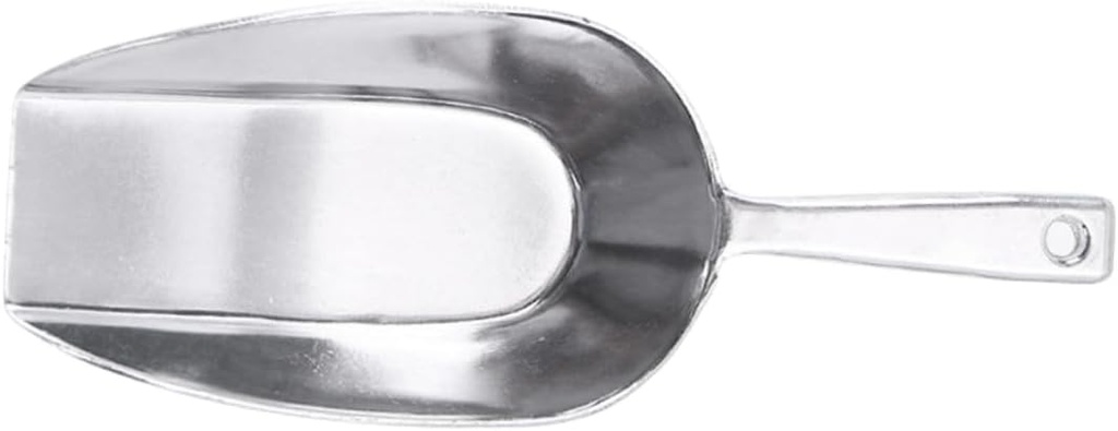 FELTECHELECTR Ice Scoops for Ice Machine Alloy Party Food Shovel Smooth Surface Non-slip Handle for Wedding
