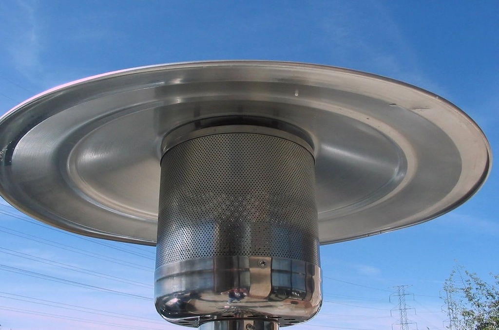 THP-1PC-SHIELD Solid Aluminum Heat Shield for Patio Heater, One Size, Silver