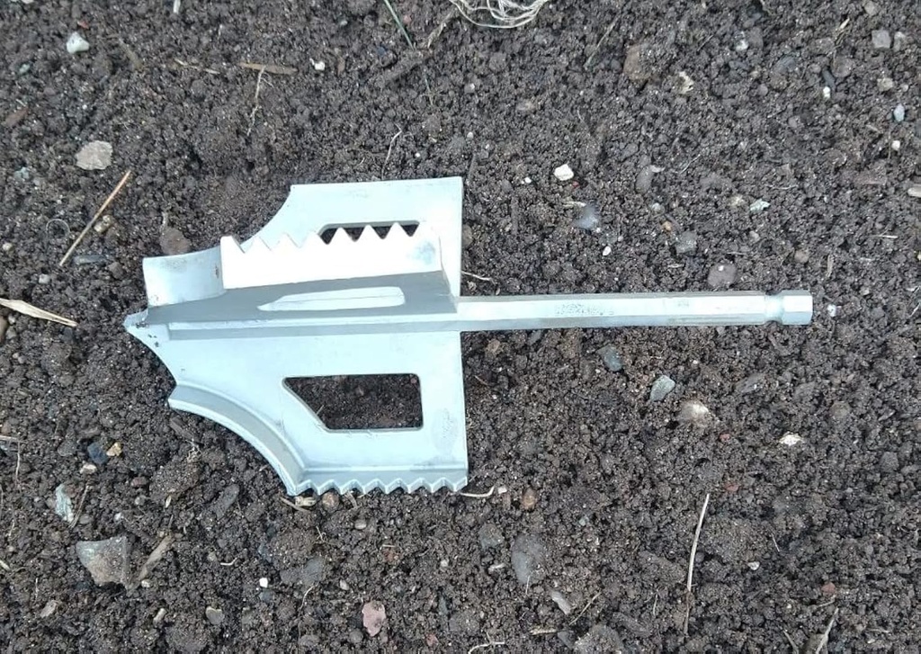 Garden Groomer - Soil Tiller, Weed Remover, Soil Digger, Auger, Drill Attachment for Gardening