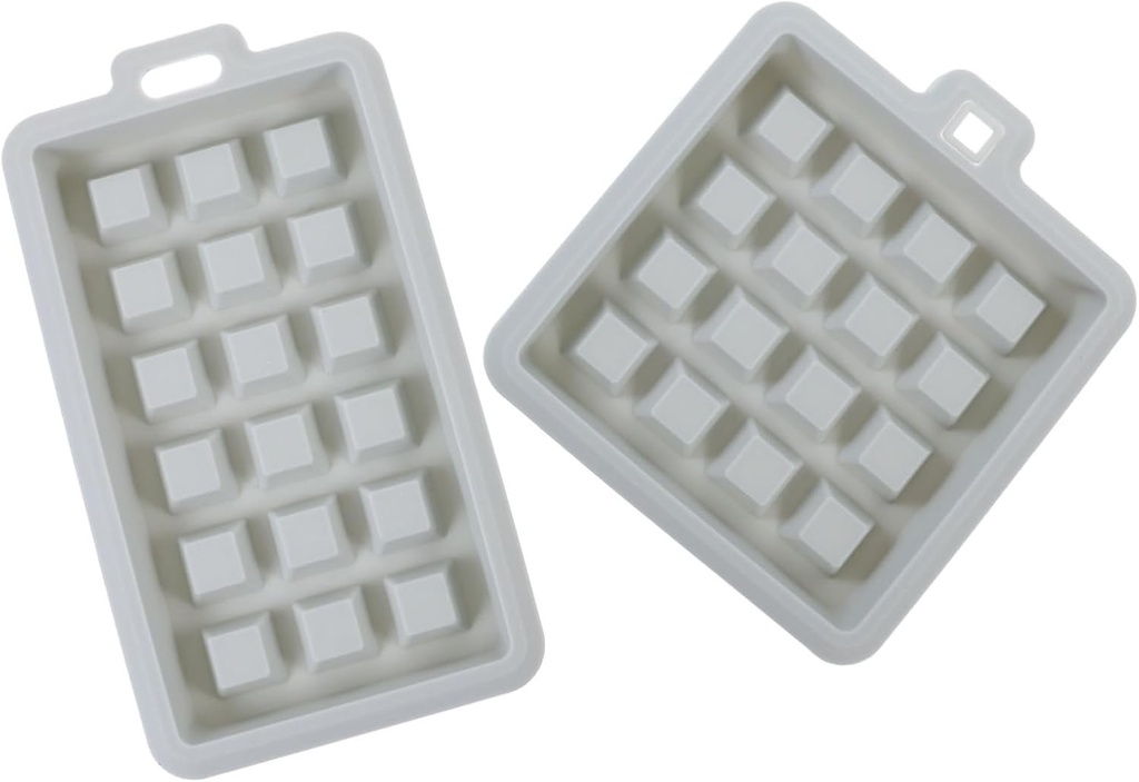 ABOOFAN 2pcs Rectangle Silicone Waffle Mold for Baking Cake Molds Square Waffle Maker Easy Demold
