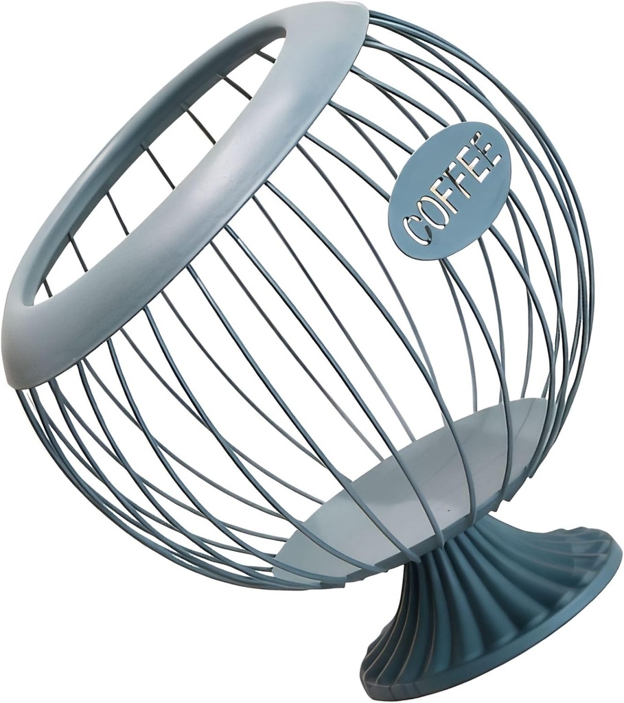 Coffee Capsule Storage Basket for Kitchen Countertop Organizer and Coffee Pod Holder with Spherical Design